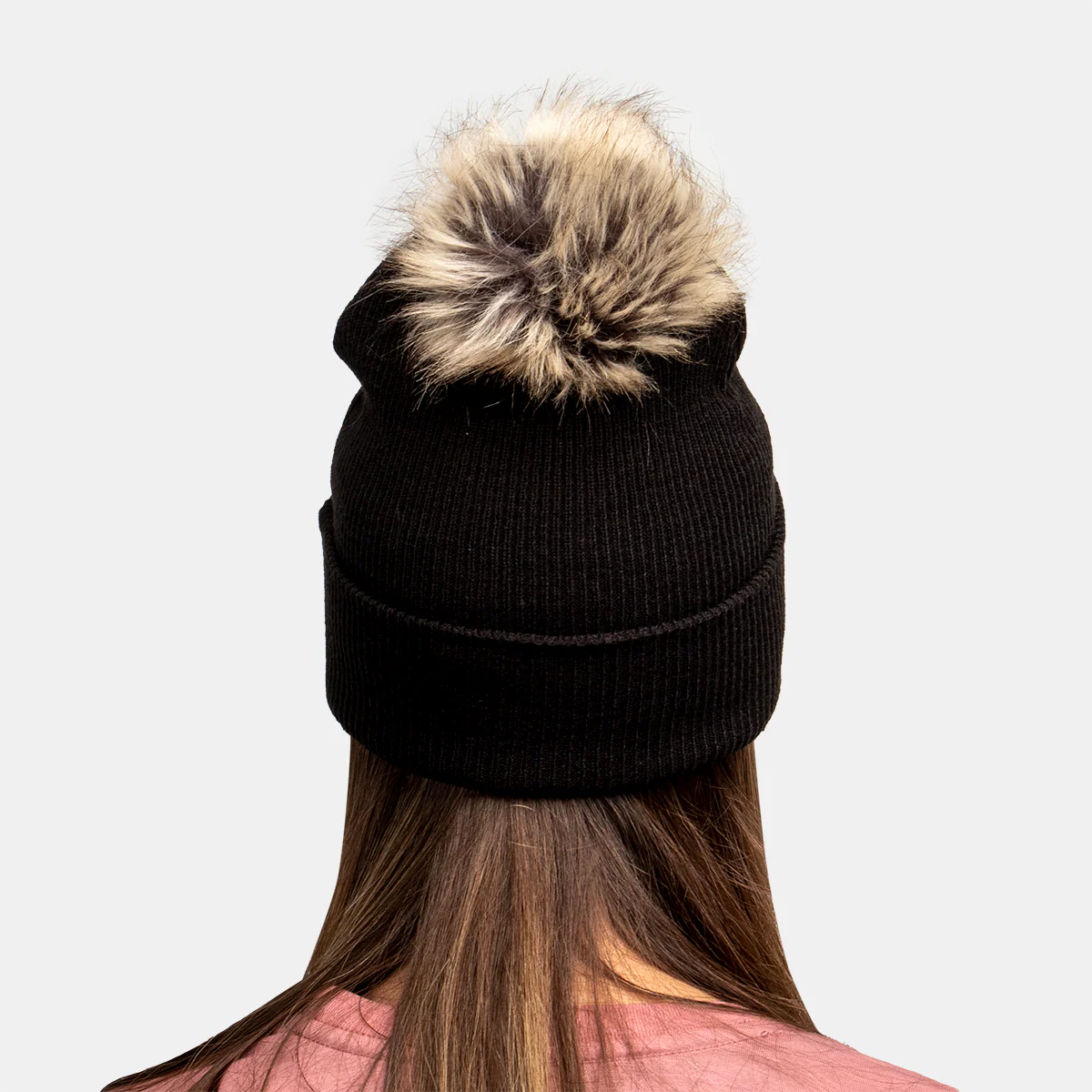 Womens Pom-Pom Beanie - Image 4